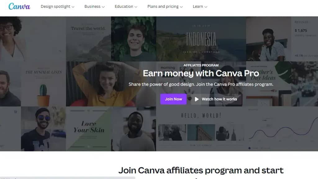 canva digital products affiliate program