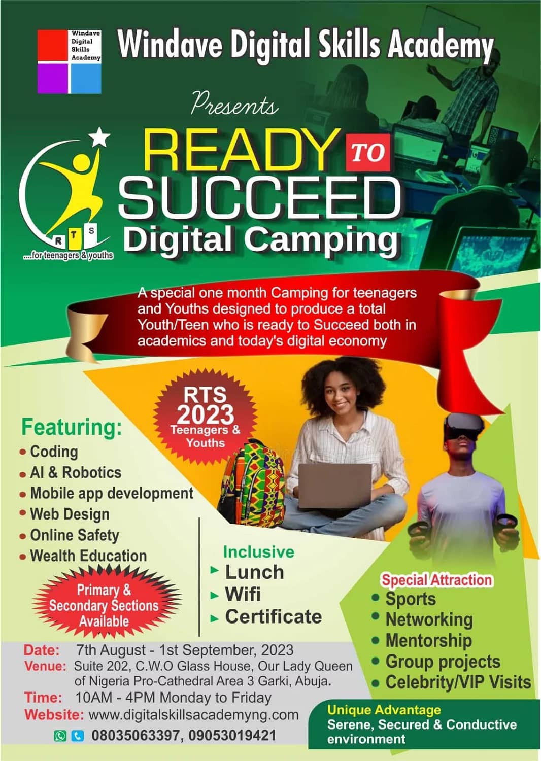 Ready to succeed digital camping